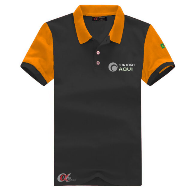 Camisetas Pretas para Profissionais de Academias em Cuiabá: Camiseta preta respirável, ideal para treinadores e funcionários de academias, oferecendo conforto e liberdade de movimento