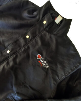 Jaqueta de nylon forrada masculina e feminina uniformes personalizados – kit 20 pçs