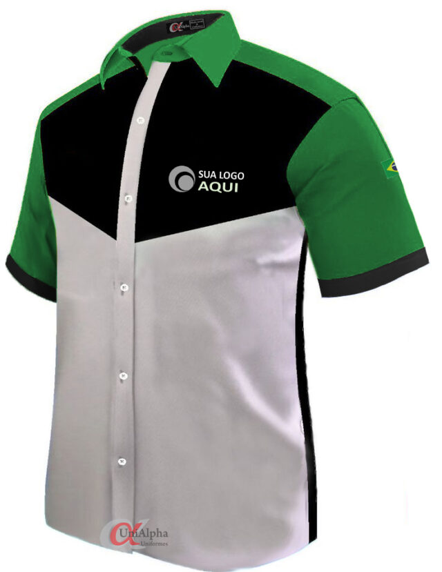 Camisas personalizadas para vendedores de carros em Cascavel, polos para mecânicos de automóveis em Foz do Iguaçu, jalecos para técnicos em concessionárias em Macapá