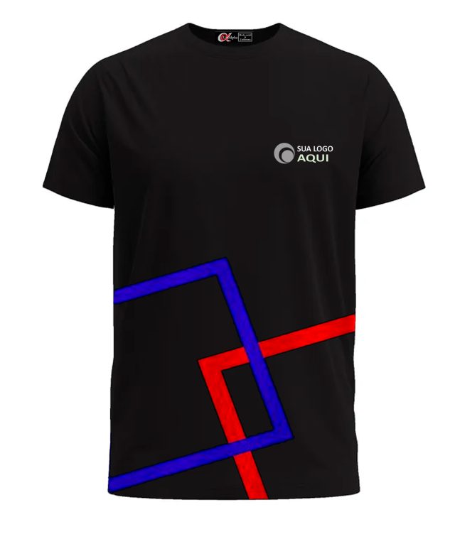 camiseta com logo no peito para empresa
