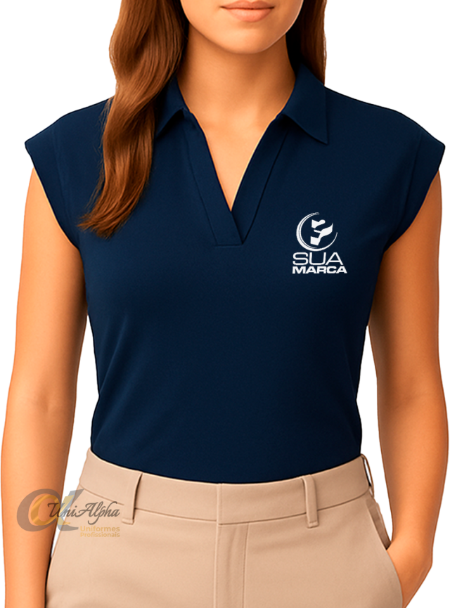 como personalizar camisa polo minha empresa Alpha Uniformes