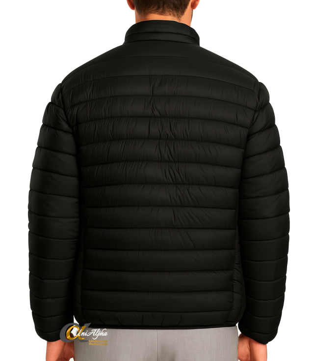 jaqueta puffer para fardamentos corta vento para uniforme de construção