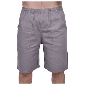 Bermuda Profissional em Brim Sarja 1/2 elástico com zíper para sua Equipe Alpha Uniformes